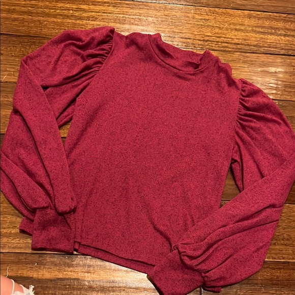 SHEIN Berry Knit Top - Picture 1 of 3